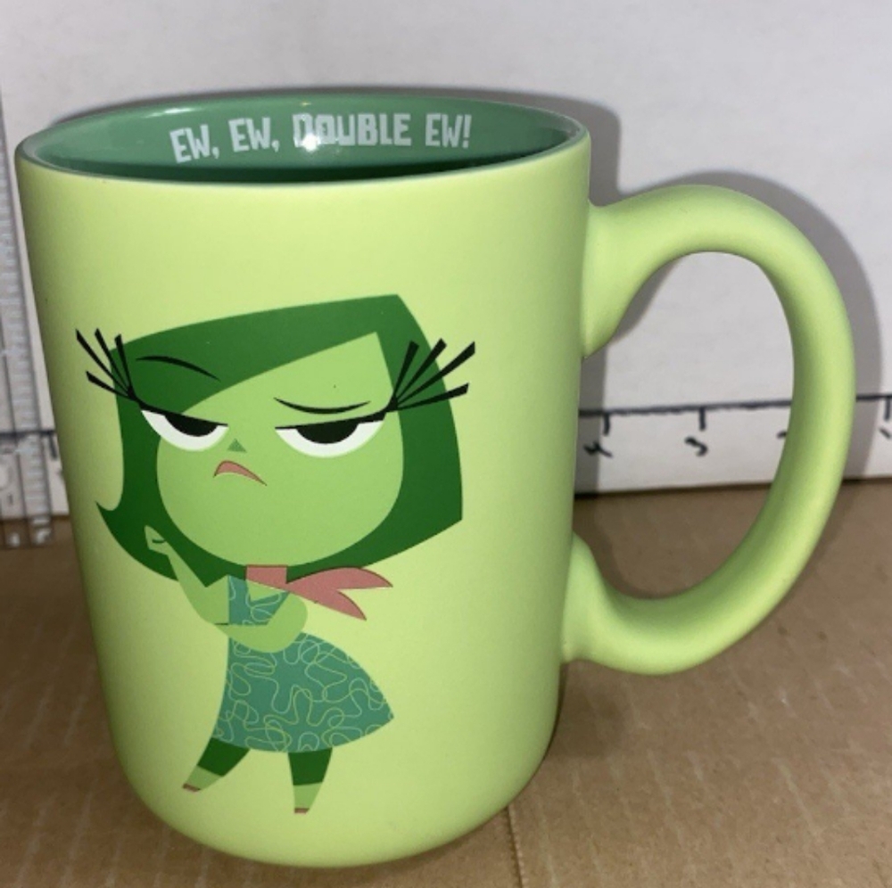 Disney Pixar, Inside Out 2, "Disgust" "Ew, Ew, Double Ew" Coffee Mug Size 14 oz